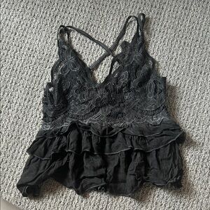 Beulah Silver Textured Top